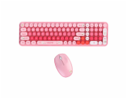 MOFII Baby Bear Wireless Keyboard + Mouse Set (pink)