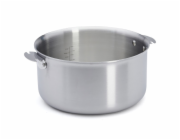 Hrnec de Buyer, 3661.24 ALCHIMY LOQY, nerez, průměr 24 cm, objem 4,1 L, zahnutý okraj