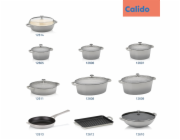 Hluboká pánev litinová CALIDO 28 cm 3,8 l šedá KL-12614
