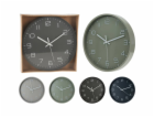 Hodiny nástěnné 30 cm žlutá písková KO-HZ1601300zlut