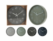 Hodiny nástěnné 30 cm žlutá písková KO-HZ1601300zlut