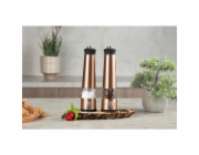 Mlýnek na pepř a sůl elektrický sada 2 ks Rosegold Metallic Line BH-9500
