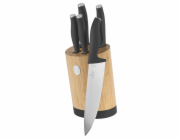 Sada nožů se stojanem BAMBOO 6 ks Antracit Collection BH-2672