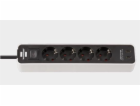 Domácí prodlužovací kabel BRENNENSTUHL ECOLOR, 4ks, 2USB ...