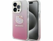 Sourcing Hello Kitty HKHCP13LHDGKEP iPhone 13 Pro / 13 6.1 růžové/růžové pevné pouzdro IML Gradient Electrop Kitty Head