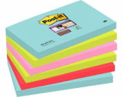 Post-it Sticky notes POST-IT Super Sticky (655-6SS-MIA), 76x127mm, 6x90 karet, Miami paletka