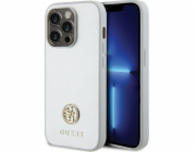 Guess  GUHCP15LPS4DGPS iPhone 15 Pro 6.1 stříbrný/stříbrný pevný obal Strass Metal Logo