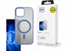 3mk ochranný kryt Frosty MagCase Blue pro Apple iPhone 13