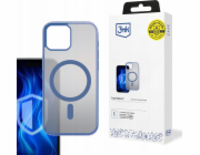3mk ochranný kryt Frosty MagCase Blue pro Apple iPhone 13