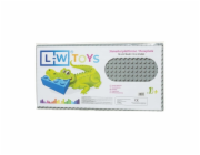 L-W Toys Podložka na stavění - JUNIOR 16x32 bodů šedá