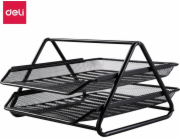 Deli SADA 2 ZÁSUVEK DELI 9183, KOV, ČERNÁ