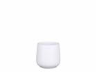Hrnec Mica Amber 1087661, keramika, H 12 cm, bílý