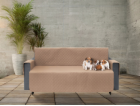 PEJSEK 190 cm PARIS POTAH NA BÉŽOVOU POHOVKU
