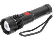Orno LT-12 svítilna LED COB 12W 500lm ruční svítilna s funkcí zoom a 2200 mAh baterií