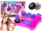 LeanToys Colored Hair Chalk Set barvicí křída + příslušen...