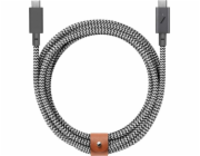 Native Union USB kabel Native Union Belt USB kabel 2,4 m USB 2.0 USB C černá, bílá