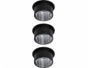 Paulmann vestavné svítidlo Gil Coin 3StepDim rd starr LED 3x6W 2700K 230V černá matná/eisenAlu