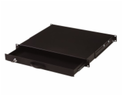 Digitus 19" uzamykatelný šuplík na klávesnici 1U černý RAL 9005