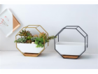 Závěsný gelový hrnec Domoletti, kov, O 23cm, bílý