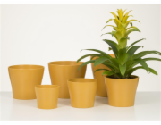 Hrnec Scheurich Curcuma, keramický, O 13 cm, žlutý