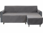 PEJSEK 200 cm PAŘÍŽSKÝ POTAH NA LEVOU ROHOVOU SEDAČKU, ŠEDÝ