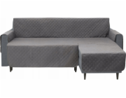 PEJSEK 200 cm PAŘÍŽSKÝ POTAH NA LEVOU ROHOVOU SEDAČKU, ŠEDÝ