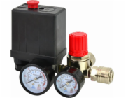 AWTools TLAKOVÝ SPÍNAČ KOMPRESORU 230V 2 VSTUP 1/4