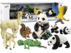 Akční figurka LeanToys Zvířátka Panda Papoušek Set
