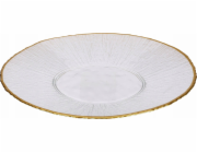 Talíř, zlato/bílý, 28 cm