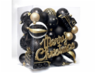 Christmas Touch Ozdoby na vánoční stromeček, černá, 65 ks.