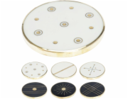 Podnos A66100420, plastový, bílo/černý/