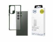 3mk ochranný kryt Satin Armor Case+ Green pro Samsung Galaxy S24 Ultra