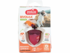 ZOLUX Bivouak Svítící přívěsek na obojek Ořech LED USB če...