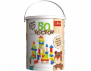 TREFL Dřevěná hračka 50Blocks MULTI FSC 61687