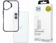 3mk ochranný kryt Satin Armor Case+ Purple pro Apple iPhone 16 Plus