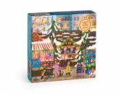 Galison Fóliové puzzle Joy Laforme Vánoční trhy 1000 dílků