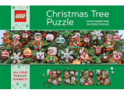 Chronicle Books Puzzle LEGO® Vánoční stromeček 4x100 dílků