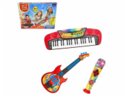 Souprava MaDe 3 v 1  elektronické piáno, 37 kláves, kytara, mikrofon 