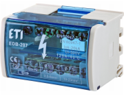 Etipo Rozvodný blok ETI Polam 001102416 192A (2x4-70mm2/2x4-50mm2+1x2,5-25mm2) modrý EDBM-6/N