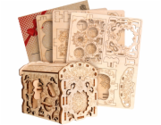 EscapeWelt 3D dřevěná skládačka hlavolamu Secret Treasure Box