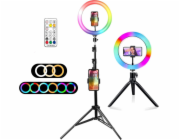 Mozos prstencová lampa MOZOS MLM-RING-RGB LED RING LAMP 26CM