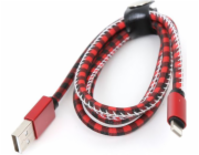 Platinet USB-A – Lightning kabel 1 m červený (PULCIP1R)