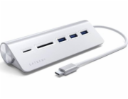 Satechi USB HUB 1x SD 1x microSD + 3x USB-A 3.0 (ST-3HCRS)