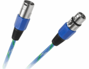XLR - XLR kabel 5m modrý (KPO2754-5)