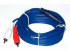 Jack kabel 3,5 mm - RCA (Cinch) x2 1,8 m modrý (KPO2749-1,8)