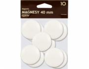 KW Trade Magnets Grand 40 mm bílé balení. 10 kusů