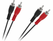 RCA (Cinch) x2 - RCA (Cinch) x2 kabel 1,8 m černý (KPO2610-1,8)