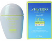 Shiseido  SUN SPORTS BB SPF50+ FLUID NA OPALOVÁNÍ DARK 12g