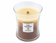 Svíčka WoodWick Trilogy střední, Café Sweets, Dezert v kavárně, 275 g