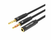 Vention BBTBY audio splitter Černá